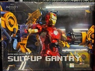 New🔮中動鋼鐵奇俠mk4拆甲台全套裝💫IRONMAN MK4情景光效地台模型Action Figure