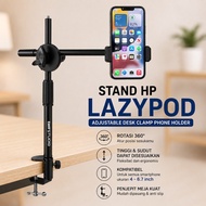 HP ORIGINAL TaffSTUDIO Stand Lazypod Adjustable Desk Clamp Phone Holder - NB-35P