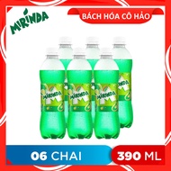 LỐC 6 CHAI NƯỚC NGỌT VỊ SODA KEM MIRINDA 390ML