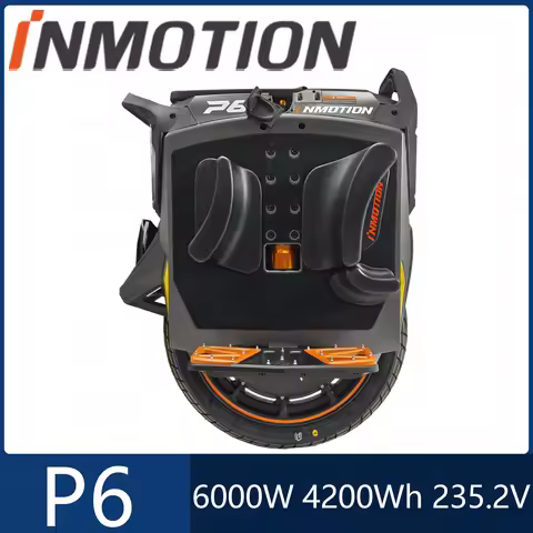 INMOTION P6 4200Wh 235.2V Battery 6000W Motor Electric Unicycle IPX6 Waterproof 150km/h Speed 150km 
