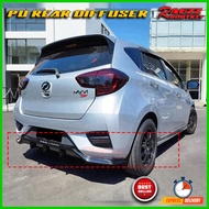 💥Ready Stock💥 Perodua Myvi G3 18 - 21 PU Rear Diffuser Sportivo V4 ( Without Paint )