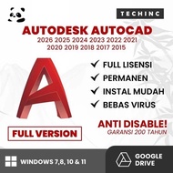 Autocad 2026 - 2008 Full Version Lifetime Permanen Windows & Mac Os  Tersedia Versi 2026  2025  2024