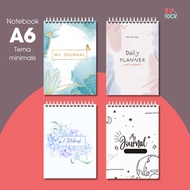 A6 Notebook A6 Souvenir Book Minimalist Theme Notebook School Pocket Book Stationary