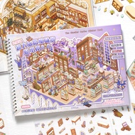 Paper Traces Super Large Version Miniature Scene Collection Book 8.0 Store Code Product Series Lands