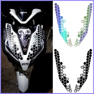 ◄ ✷ § Honda Click 125i 150i v1 v2  Honeycomb Front Fairings Fender Sticker Decal for Motorcycle