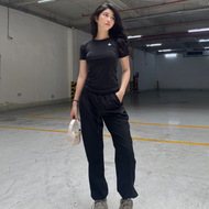 Quần jogger thể thao nữ Fitme ống rộng hỗ trợ tập gym yoga chạy bộ cao cấp