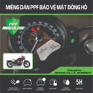 PPF Sticker to Protect Triumph Bonneville Bobber Dashboard| PPF Film Material...