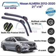 Premium Quality Wiper Double Raw Wiper Nissan Almera Wiper 2012-2020 18m warranty KINT WIPER Nissan 