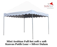 Premium Arabian Style Full Set Banquet Canopy 20 x 20 Full Set UV Resistant PVC Tarpaulin Canvas Mad