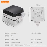 Outdoor Ip66 Aaaaa Waterproof Socket 86 Type High Power South Africa 16A Round Flat Three-Hole PC