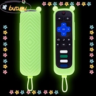 BUTUTU TV Remote Controller Cover, Silicone Luminous Protective , Shockproof Soft Washable Shell for TCL Roku RC280