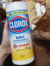 CLOROX高樂氏家居消毒濕紙巾(檸檬清香)35片