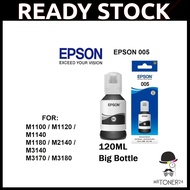 Epson 005 Q100 Refill Ink  (Black) For M1100 / M1120 / M1140 / M1180 / M2140 / M3140 / M3170 / M3180