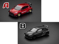 ET Model x Fuji富士1:64合金模型！GR Yaris 雅力士 ，Pandem火箭兔Rocket Bunny寛體改装，三門Hot hatch。第五批2色預售中，潮牌紅Supreme / 