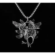 In stock! Cheerful Angel Cherub 8 Wings Necklace Devil Sexy Goddess Statue Angel, [Direct from Japan]
