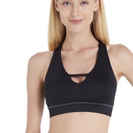 Cherilon เชอรีล่อน ชุดออกกำลังกาย Sport Bra สปอร์ตบรา กางเกงขาสั้น นุ่ม ระบายอากาศดี ใส่สบาย OMPN-BN