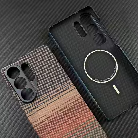 Real Aramid Kevlar Carbon Fiber Magnetci Case for Samsung Galaxy S26 Ultra Plus S24Ultra S25U S25 Ul