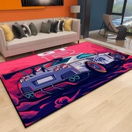 Karpet Velvet GTR R35 BMW M2 JDM Design Hiasan Rumah Alas Kaki Home Decoration Rugs Carpet Baldu Bes