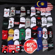 Stokin Kapas Hipster Untuk Wanita Lelaki Stokin Ankle Marks Stokin Sukan Asas