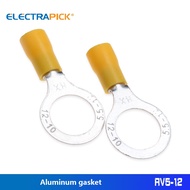 Electrapick Insulated Ring Terminal Crimp - Yellow (25 Pcs) RV5-12