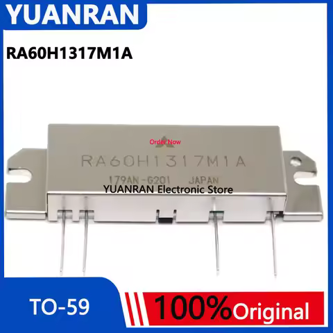 1pcs/lot RA60H1317M1A RA60H1317M1A-501 New Original [ 60W 12.5V, Stage Amp . For MOBILE RADIO ]