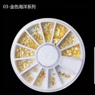 JM1# 3D Mixed  Shape DIY Nail Art Decoration