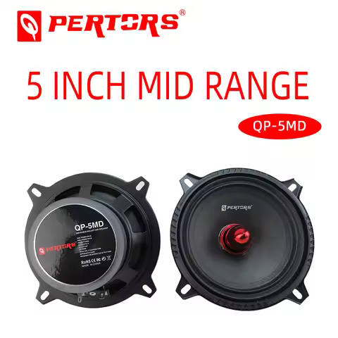 500W Car Audio 4 Ohm . QPERTORS BRAND QP-5MD 5 Inch Mediant Speaker