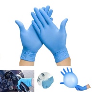 Blue Nitrile gloves d gloves