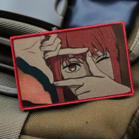 Animation Chainsaw Mania Morale Badge Makima Patches Klett Chevron Military Armband Combat Applique