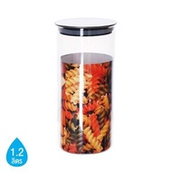 Homehapp Glass Jar With Vacuum Lid KASSA HOME Model GW337-2A Size 1.20 Liters Clear Color