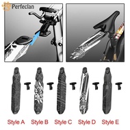 [Perfeclan] Bike Mudguard Durable Rain Narrow for Mountain Bikes Folding Bikes