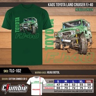 HIJAU TOYOTA T-shirt LAND CRUISER FJ-40TOYOTA (GREEN)