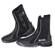 ZCCO รองเท้าบูทนีโอพรีนดำน้ำชายหาดกลางแจ้ง,รองเท้าบู๊ทเล่นหิมะดำน้ำอเนกประสงค์ตีนกบดำน้ำกันลื่นรองเท้าลุยน้ำ5มม.