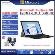 Microsoft พื้นผิว Go1 Go2 Go3แล็ปท็อป2-In-1(Win10หรือระบบ Win11) Intel Pentium ทอง4415Y/4425Y/6500Y