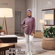 INSPIRE YINS ITOP 019 GRAPE WINE BLOUSE TOP / YOUTHINSPIRE ITOP 19 GRAPE WINE TOP