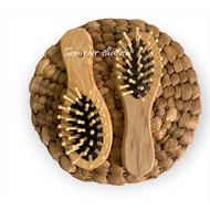 Rustic Comb Wedding Souvenirs Wooden Comb Aqiqah Comb Hampers Comb Small Wooden Makeup Comb
