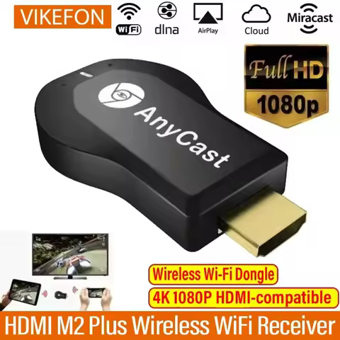 M2 Plus Wireless WiFi Display 4K 1080P HDMI-compatible TV Dongle Receiver for DLNA Airplay Miracast 