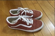 Vans Old Skool 紅色麂皮帆布鞋