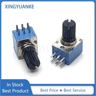 5Pcs/lot RK097 Double 6Pin B10K B20K B50K B100K B500K A20K A50K C50K C100K C500K Car Amplifier Audio