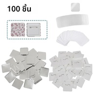 100pcs Badge ปุ่ม Maker เครื่องวัสดุ Part 50*50 มม.โลหะสแควร์สําหรับ Badge Pin ปุ่ม/ตู้เย็นแม่เหล็ก