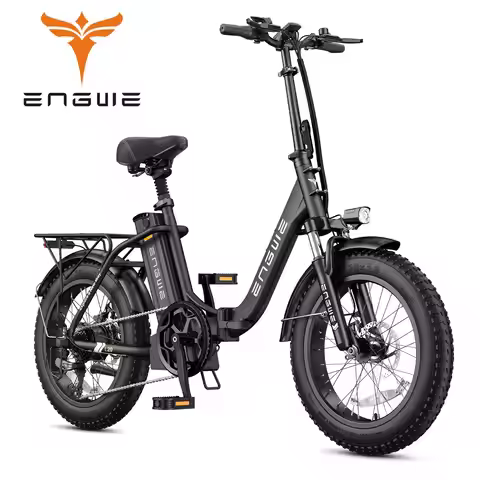 ENGWE L20 2.0 Foldable Electric Bike,750W Power, Speed 32 KM/H,20"x 3.0"Fat Tires, 52V 13Ah Battery,
