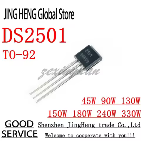 2Pcs DS2501 2501 45W 90W 130W 150W 180W 240W 330W TO-92 Notebook Power Adapter Decoder Chip