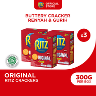[Paket isi 3] Ritz Crackers Original 300gr