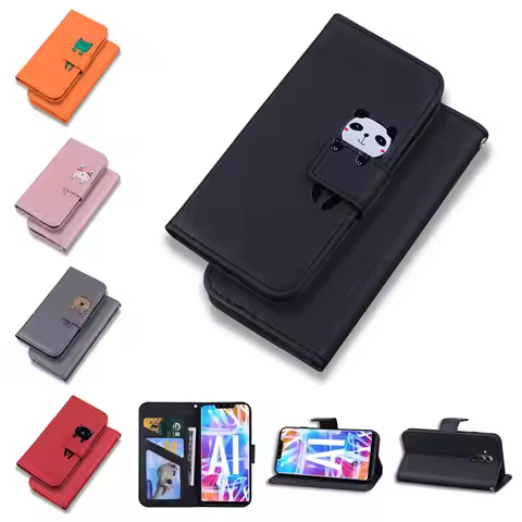 Magnetic Leather Wallet Flip Case for Huawei P40 P30 P20 P10 P9 P Smart 2019 2020 Mate 20 Pro Lite Y