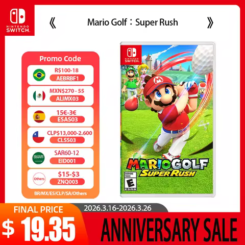 Nintendo Switch Game Deals - Mario Golf：Super Rush - Games Physical Cartridge Support TV Tabletop Ha