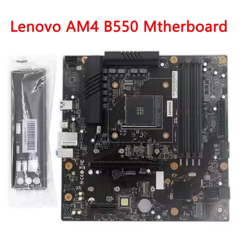 New For Lenovo B550M Micro-ATX Motherboard USB3.0 SATA3 PCI-E 4.0 M.2 DDR4 FOR RYZEN R3 R5 R7 5000 3