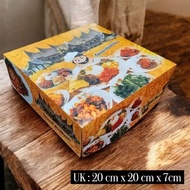 Minang box 20x20x7 cm | Minang Box 18x18x6.5 cm