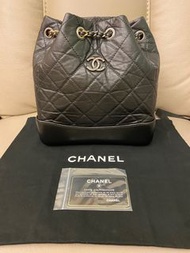 Chanel Gabrielle Small Backpack 黑金 流浪 背包