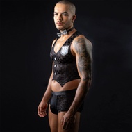 Popular E-Line A7620 Boys Maid Costume Uniform Sexy Party Performance Gay Underwear Role-Playing Nig