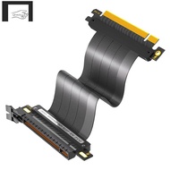 PCIE 4.0 Extension Cable, 16x Shielded High Speed GPU Riser Cable with PCI Express Port GPU Extensio